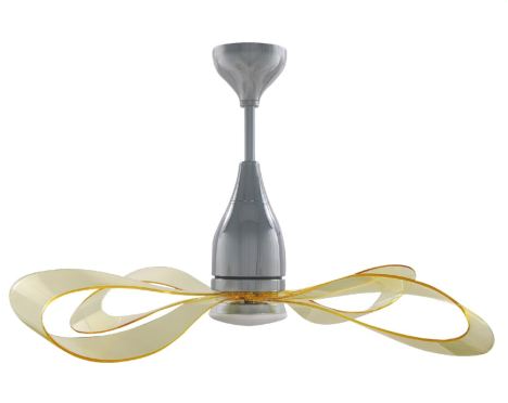 VENTO - NESTRO LED 46-Inch DC Motor Ceiling Fan (ST/Yellow)